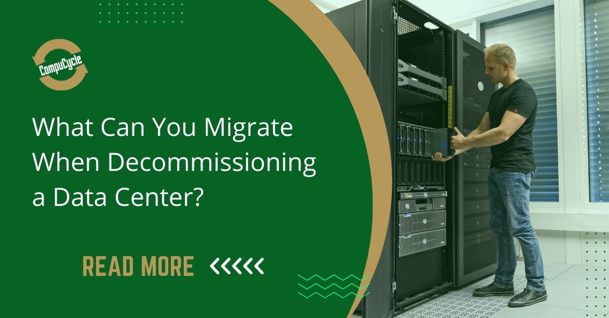 What Can You Migrate When Decommissioning a Data Center?
