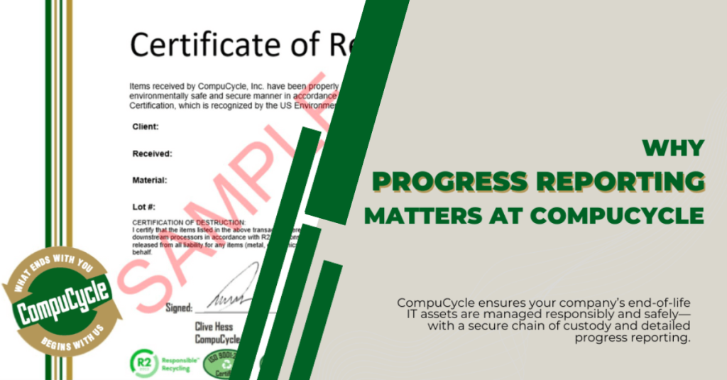 Recycling Progress Reporting - Compucycle