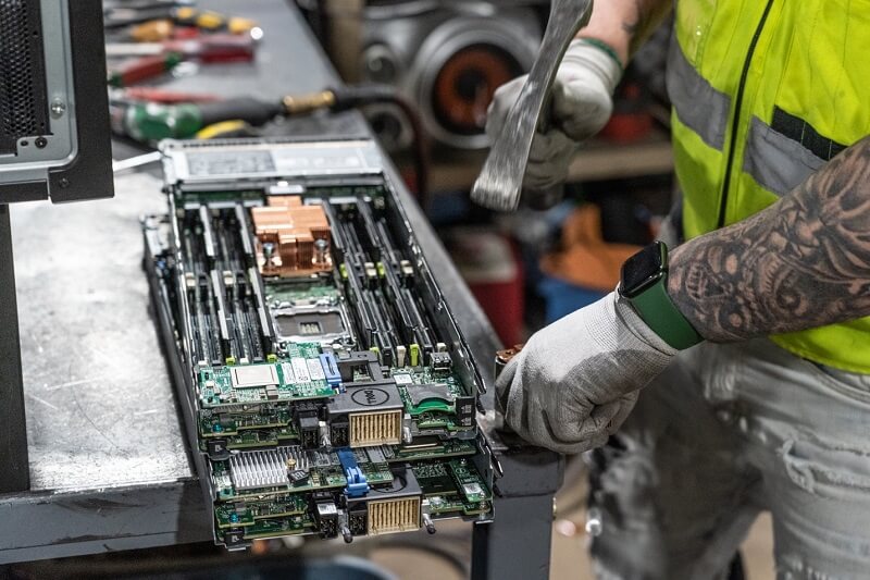 E-waste recycling services - CompuCycle