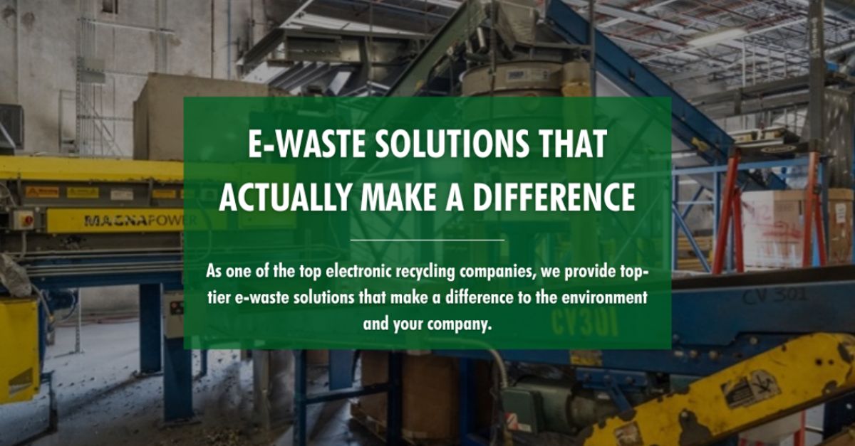 E-Waste Solutions That Actually Make a Difference
