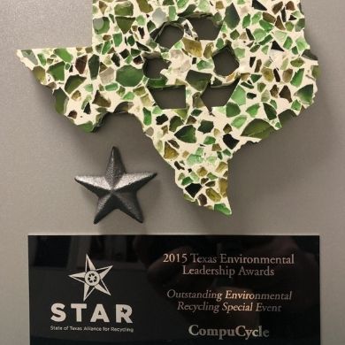 Corporate awards for sustainable electronics recycling for corporations, businesses and residential customers