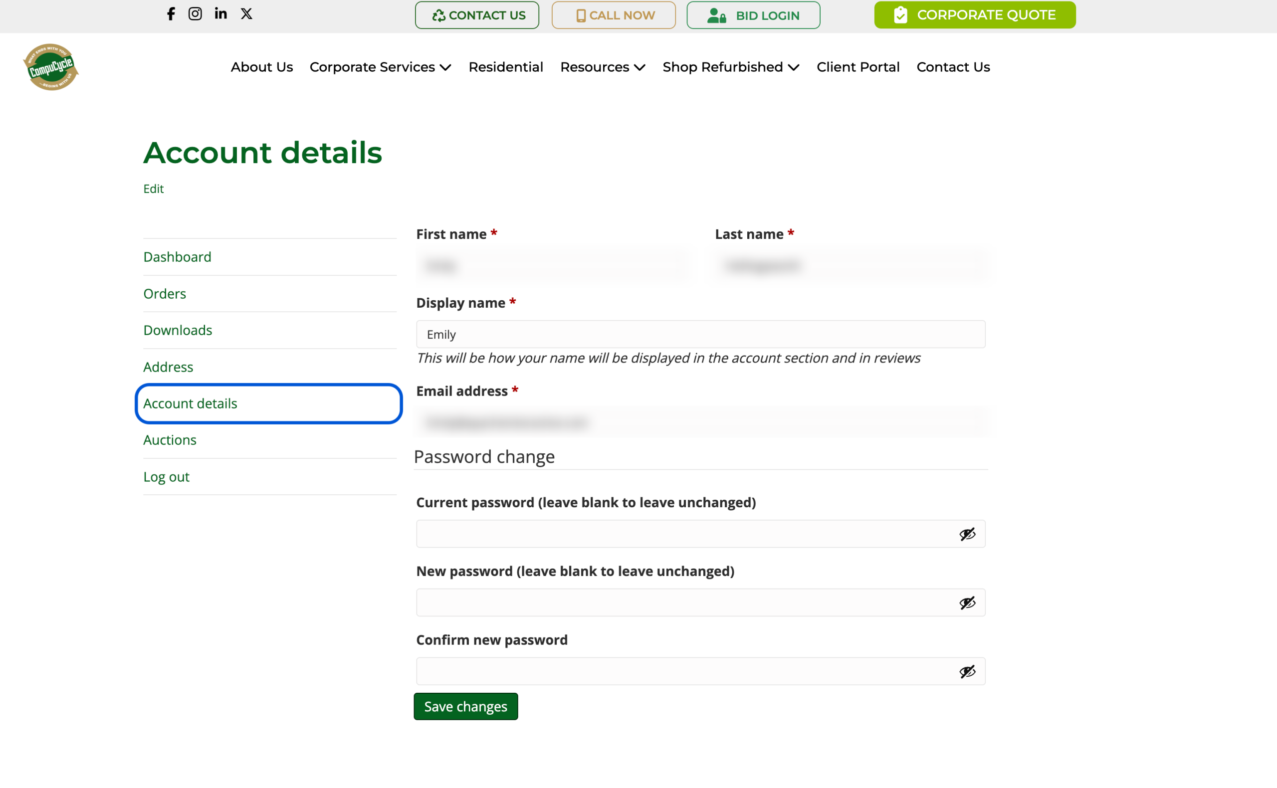 my account details compucycle my account details compucycle