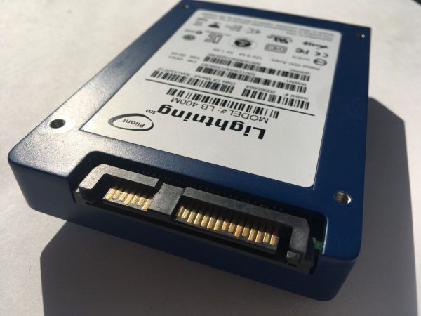 Pliant Lightning LB400M 400GB SAS SSD with high-speed enterprise performance for demanding workloads.