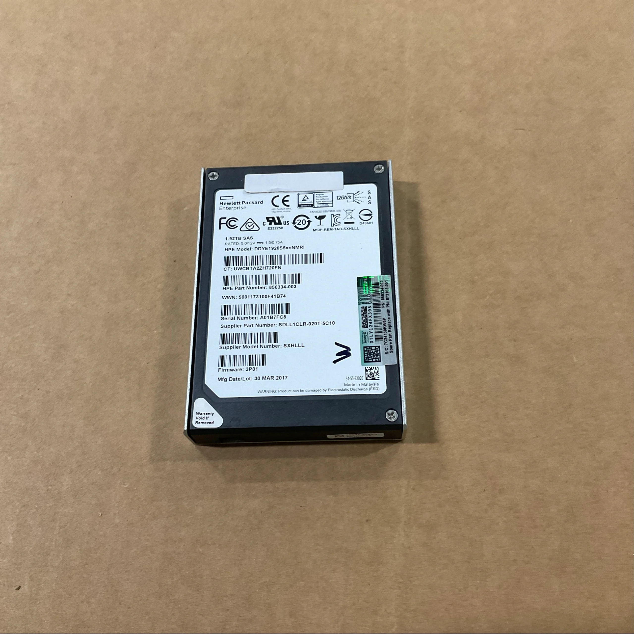 so 10316 re 3489 hp 1.92 tb