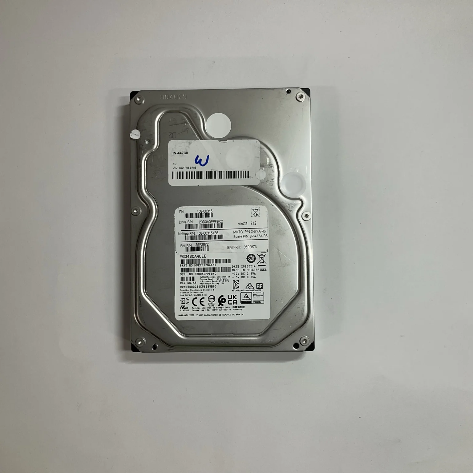 sas hdds  qty: 494 – #so 11178