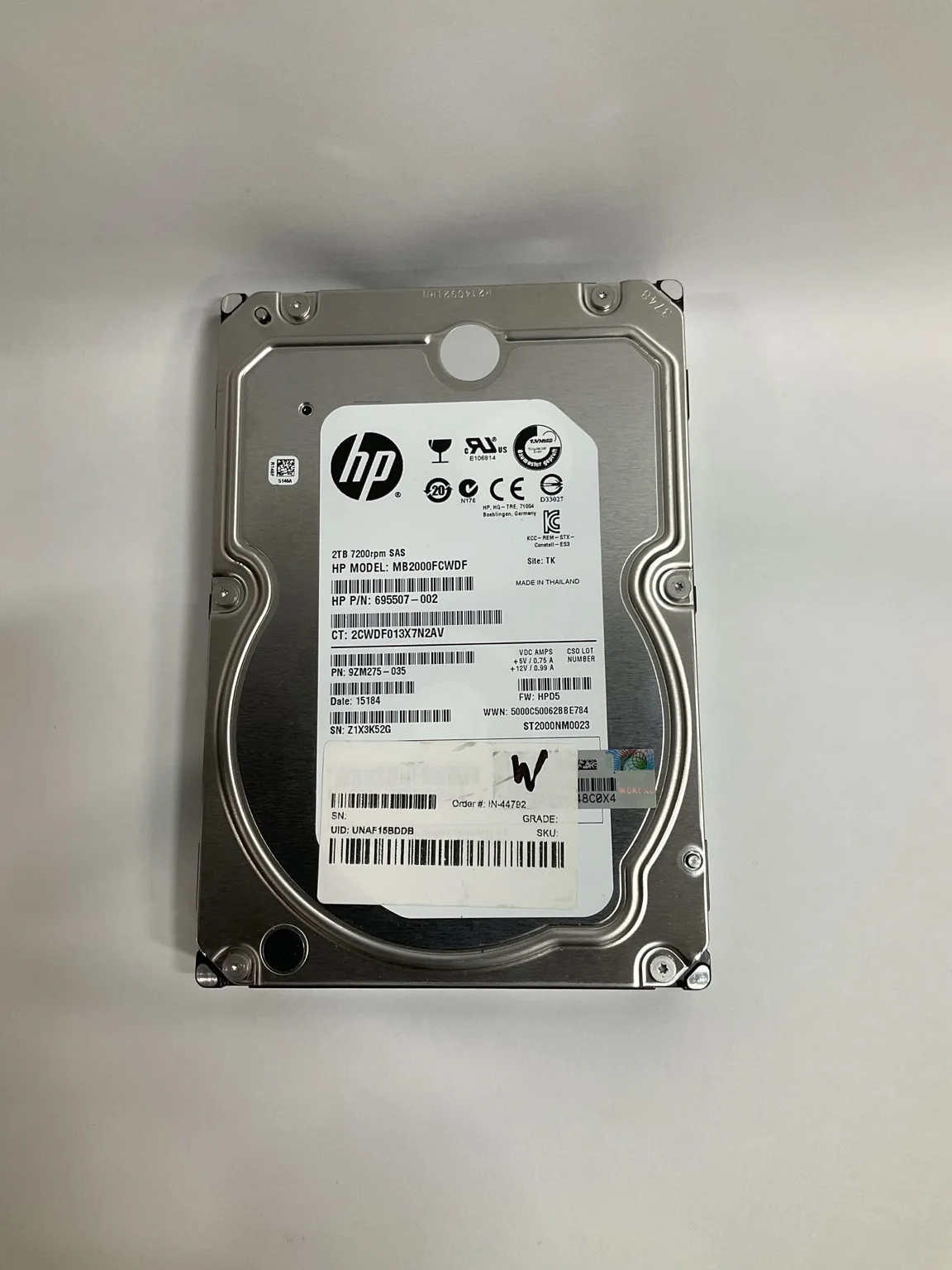 sas hdds  qty: 494 – #so 11178