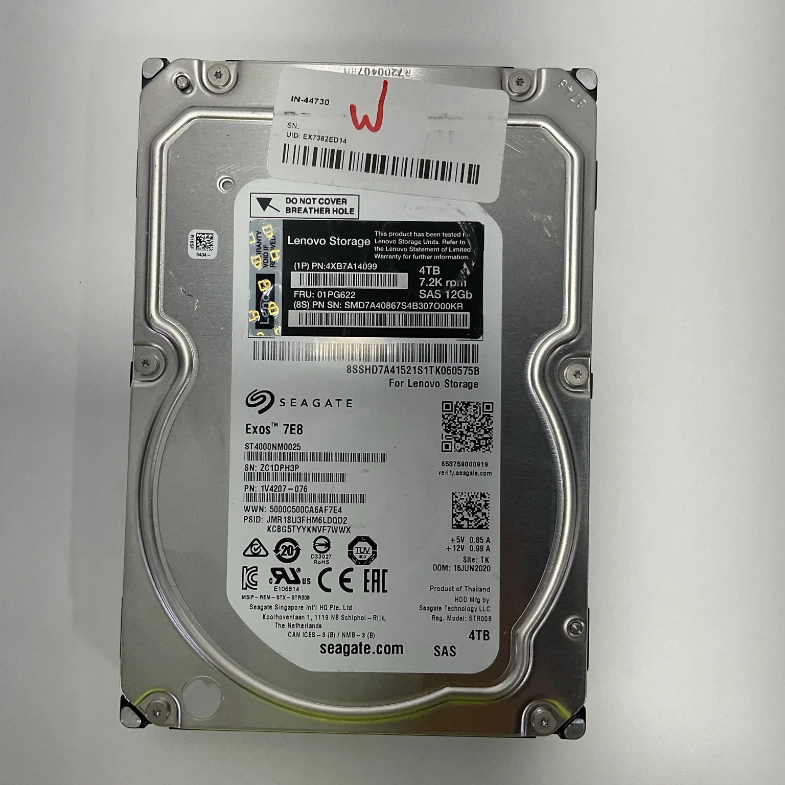 sas hdds (1tb – 6tb)  qty: 592 – #so 11179
