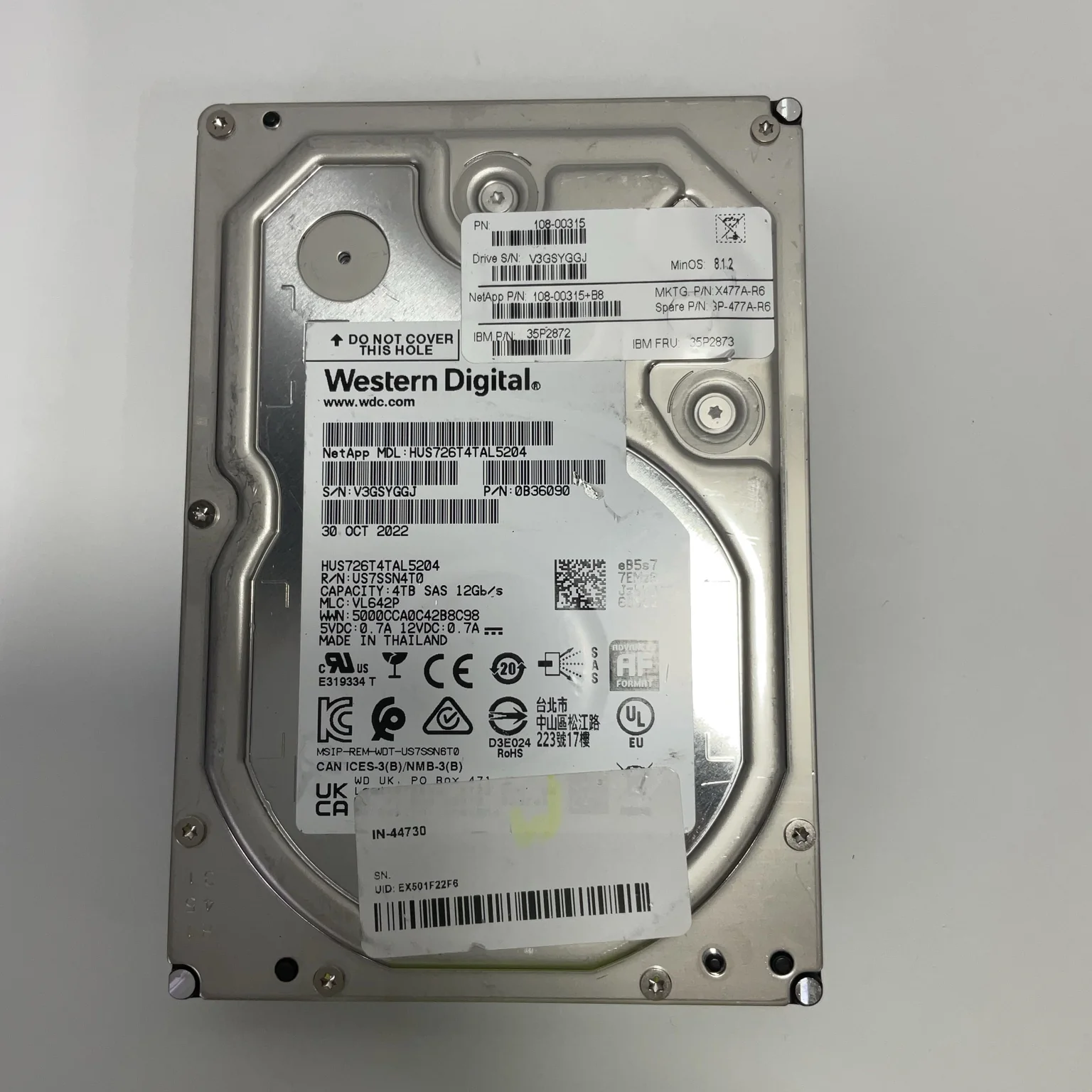 sas hdds (1tb – 6tb)  qty: 592 – #so 11179