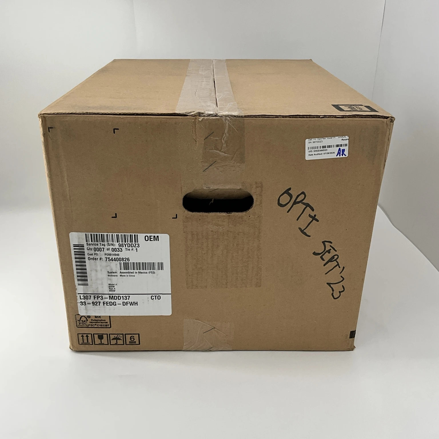 así que 12466 02 etiqueta cuadrada para caja
